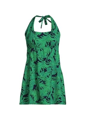 NWT Land's End Swim Dress Swimsuit Halter Womans size 20-22W